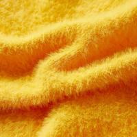 Kindertrui gebreid 128 donkerokerkleurig - thumbnail