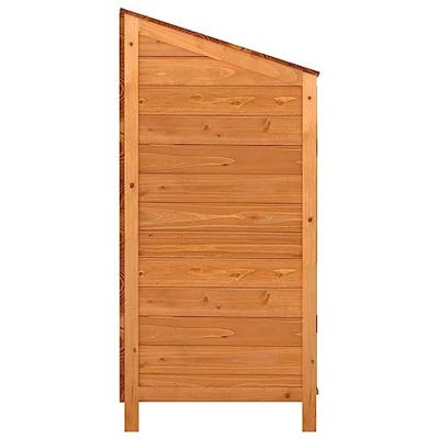 Tuinschuur 102x52x112 cm massief vurenhout bruin Tuinschuur 102x52x112 cm massief vurenhout bruin