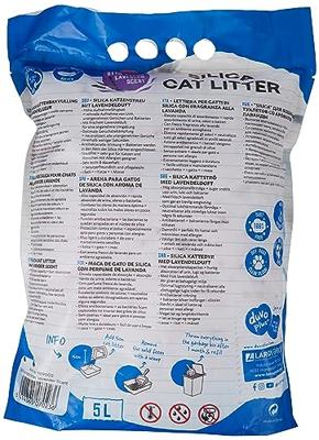 Premium silica kattenbakvulling lavendel 5L - thumbnail