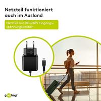 Micro-USB voeding compleet - Micro-USB oplader - USB 2.0 micro stekker - 1m - 3000mA - 15 Watt - 5V - Zwart - thumbnail