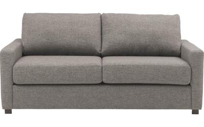 Goossens Bank Lucca Arm Smal grijs, stof, 2,5-zits, stijlvol landelijk