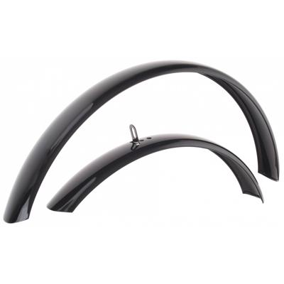 Stel spatborden 20" cpl. ATB staal zwart