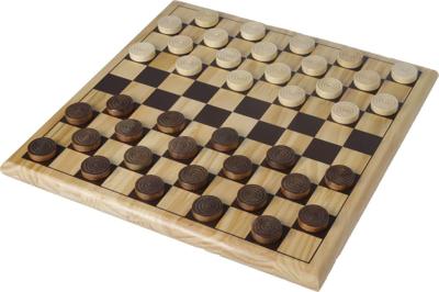 Engelhart Longfield games houten damspel