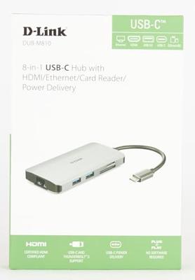 D-Link DUB-M810 USB-C dockingstation Geschikt voor merk (dockingstation): Universeel D-Link DUB-M810 USB-C dockingstation Geschikt voor merk (dockingstation): Universeel