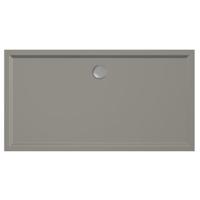 Douchebak Xenz Mariana | 150x80x4 cm | Incl.Afvoersifon-Chroom | Acryl | Rechthoekig | Cement mat - thumbnail