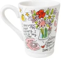 Blond Amsterdam xl mok aardewerk sister 10x12.5cm multi - thumbnail