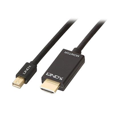 Lindy 36928 Mini Diplayport HDMI Zwart kabeladapter/verloopstukje