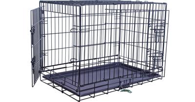 Hondendraadkooi 2 deurs zwart 106 x 69 x 79 cm Gebr de Boon - Gebr de boon