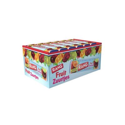 Rang fruitzuurtjes rol (24x 37gr)