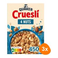 Quaker - Cruesli 4 Noten - 3x 450g - thumbnail