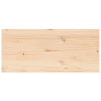 Tafelblad rechthoekig 100x50x2,5 cm massief grenenhout - thumbnail