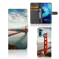 Motorola G8 Power Lite | Flip Cover | Golden Gate Bridge - thumbnail
