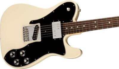 Fender American Vintage II 1977 Telecaster Custom Olympic White RW elektrische gitaar met koffer