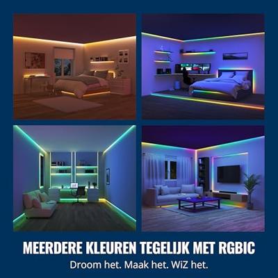 WiZ 8720169077164 LED-strip Met connector (male) 20 m RGBIC 1 stuk(s)