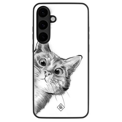 Samsung Galaxy S25 FE hoesje - Peekaboo kat