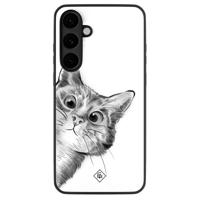 Samsung Galaxy S25 FE hoesje - Peekaboo kat - thumbnail