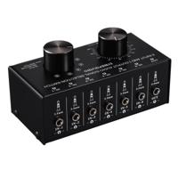 B017 6 ingang 1 uitgang audio signaal selectie Switcher uitgang volume aanpassing controle 3.5 mm interface - thumbnail