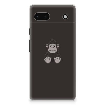 Google Pixel 6A Telefoonhoesje met Naam Gorilla