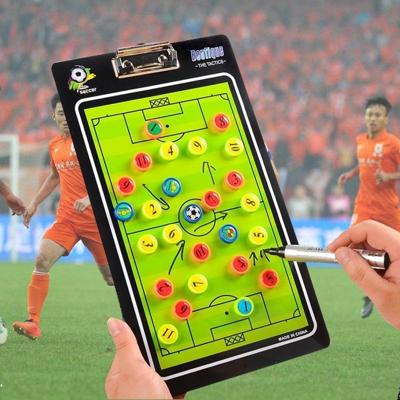 PVC magnetische voetbaltrainer tactische opdracht bord met Pen en gum