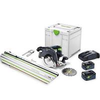 Festool HKC 55 5,0 EBI-Set-FSK 420 Accu Pendelkapzaag 160mm + FSK 420 - 577675 - thumbnail