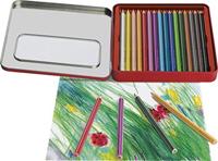 Faber Castell fc-110916 kleurpotlood jumbo grip etui met 16 stuks - thumbnail