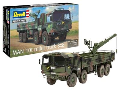 Revell modelbouwpakket - man 10t milgl truck 8x8 1:35 - 245dlg.