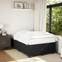 Bedframe zonder matras 120x190 cm fluweel zwart - thumbnail