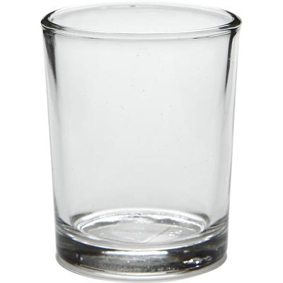 Creativ Company Waxinelicht, h: 6,5 cm, d 4,5-5,5 cm, 120 ml, 12 stuk/ 1 doos