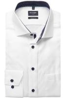 OLYMP Luxor Modern Fit Overhemd wit, Effen - thumbnail