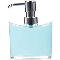 MSV Zeeppompje|dispenser Aveiro - PS kunststof - lichtblauw - 11x14cm - thumbnail