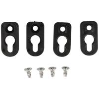 Hammond Electronics 1556FOOTBK-4 Montagevoet ABS kunststof Zwart (l x b x h) 51 x 51 x 5 mm 4 stuk(s) - thumbnail