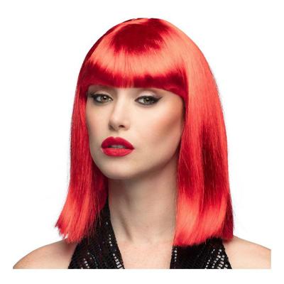 Boland Pruik dance neon rood Boland Pruik dance neon rood