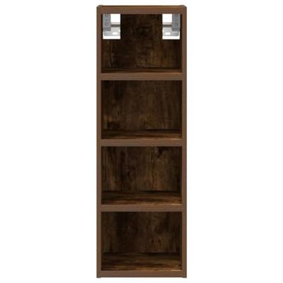 Hangkast Riga 20x29,5x60 cm bewerkt hout gerookt eikenkleurig Hangkast Riga 20x29,5x60 cm bewerkt hout gerookt eikenkleurig