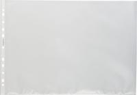 Pergamy geperforeerde showtas, ft A3 landscape, 11-gaatsperforatie, gekorrelde PP, pak van 100 stuks - thumbnail
