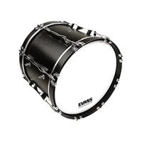Evans BD26MS1W MS1 White marching bassdrumvel 26 inch - thumbnail