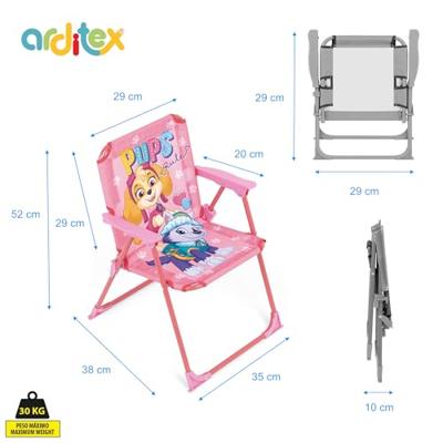 Paw Patrol kinder klapstoel - roze