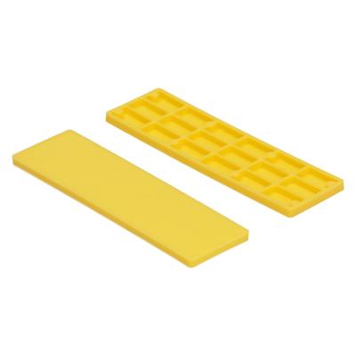 Beglazingsblokje 30X4mm geel (100st)