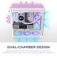 ATX Semi-toren doos NZXT CM-H92FW-R1 Wit - thumbnail