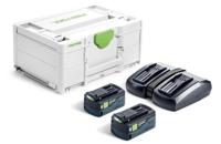 Festool SYS 18V 2xHP5,0/TCL6DUO Energie-set - 578679 - thumbnail