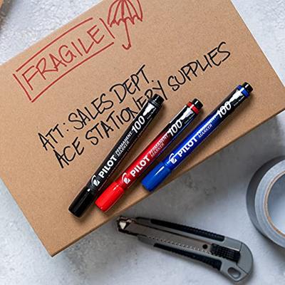 Viltstift PILOT 100 rond fijn blauw Viltstift PILOT 100 rond fijn blauw