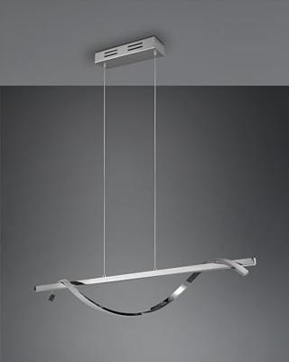 Trio HanglampIsabel 100cm lang chroom - R32201106