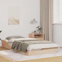 Bedframe Bruin 90 x 200 cm Massief grenenhout - thumbnail