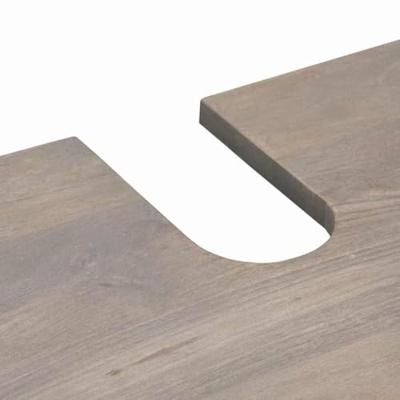 Badkamermeubelset Wandgemonteerd 2 pcs Grijs 62 x 33 x 58 cm