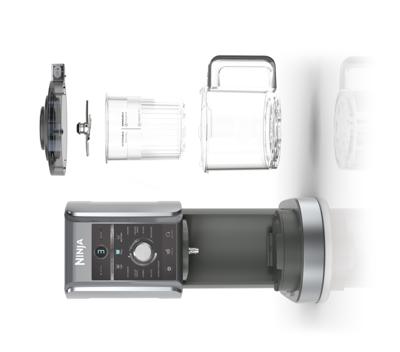 NINJA IJsmachine - Creami Deluxe NC501EU - 10 programma's - 709 ml inhoud - Tot 2 liter ijs - Inclusief 3 kommen