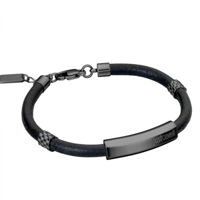 Just Cavalli Armband JCBR50010200 Heren Leather 225mm x 6mm Just Cavalli Armband JCBR50010200 Heren Leather 225mm x 6mm