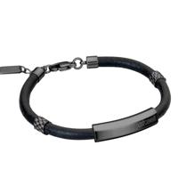 Just Cavalli Armband JCBR50010200 Heren Leather 225mm x 6mm - thumbnail