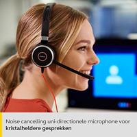 Jabra Evolve 40 MS Stereo Headset Bedraad Hoofdband Kantoor/callcenter Zwart - thumbnail