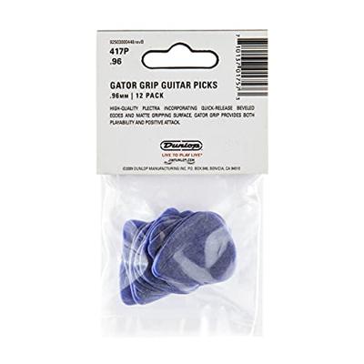Dunlop Gator Grip donkerviolet plectrums 0.96mm (12 stuks)