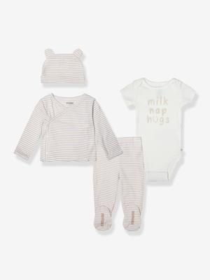 Babyset 4-delig beige