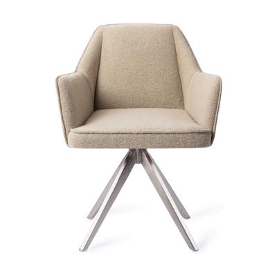 Jesper Home Eetkamerstoel 'Tome' Turn Steel, Draaibaar, kleur Great Greige